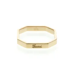 グッチ(Gucci) オクタゴナルリング K18ピンクゴールド(K18PG) ファッション 無し バンドリング ピンクゴールド(PG)