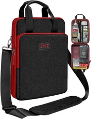 [ZINZ] スリムで拡張可能なケース 12.9 13 インチ トラベル ノートパソコン ショルダーバッグ MacBook Air 13" M3/M2/M1、MacBook Pro 13" M2/M1、iPad Pro 12.9"/13"/11"のサムネイル