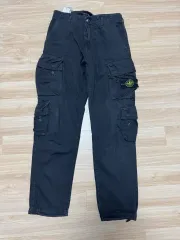 30 19FW ストーンアイランド マルチ タン カーゴ ブラック