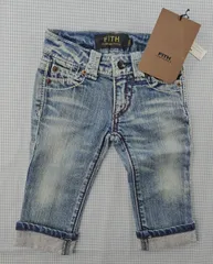 【タグ付き新品】FITH フィス デニムパンツ 100cm 子供服 中古のサムネイル