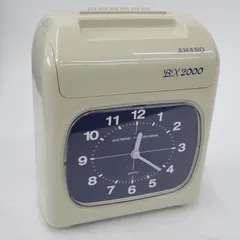 【AMANO】アマノ タイムレコーダー BX-2000 タイムカード45枚付 動作確認済 オフィス ホワイト 中古 電子レコーダー クォーツ Y1287 2026年最新】amano bx2000の人気アイテム - メルカリ