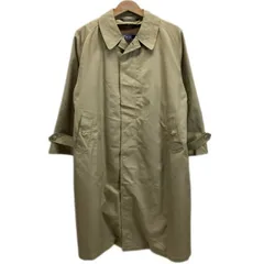 【中古】　POLO by RALPH LAUREN　ステンカラーコート　ロングコート　アウター　ラグラン　無地　ベルト　ライナー付き　No.022-5-CCM-RL　日本製　古着　/0136