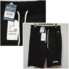 (新品) チャンピオン ブラック スポーツ ハーフパンツ メンズ 30インチ