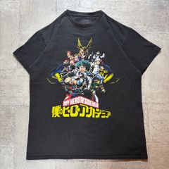 O-1473 애니메이션 My Hero Academia 나의 히어로 아카데미아 그래픽 프린트 애니메이션 T셔츠 사이즈 M