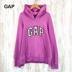 GAP ギャップ ビッグロゴ 裏起毛 フーディ パーカー ピンク y2k
