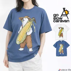 【2026春夏新作】ゴースローキャラバン go slow caravan 半袖 Tシャツ ファーマークマ TEE メンズ レディース 抗菌 トップス ピエクレックス PIECLEX クマ 熊 くま 日本製 春 夏 秋 M L XL 369301のサムネイル
