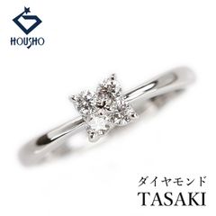 杢目金屋 Pt K18 さくらダイヤモンド リング 0.257ct - メルカリ