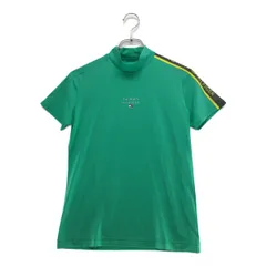 中古 レディース トミーヒルフィガーゴルフ TOMMY HILFIGER GOLF 半袖シャツ S 緑 グリーン モックネック