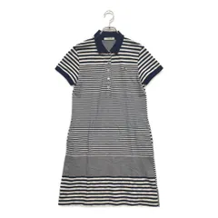 中古 レディース ラコステ LACOSTE ワンピース 38(L) 紺×白 ボーダー