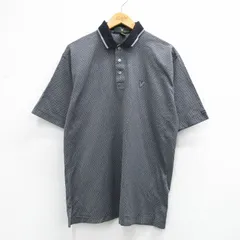 XL/古着 半袖 ポロ シャツ メンズ 90年代 90s コットン USA製 グレー他 26mar28