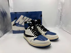 Travis Scott × Fragment design × NIKE  Air Jordan 1 High OG SP“Military Blue”  DH3227-105 【US9／27cm】