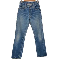 【中古】　Levi's　デニムパンツ　80s vintage　80年代　OLD　66　刻印6　Gパン　ジーンズ　ボタンフライ　アメカジ　古着　/4393