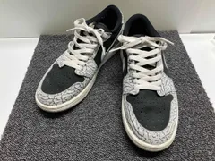 NIKEナイキスニーカー エア ジョーダン 1 レトロ ロー OG 'ブラック セメント'（Air Jordan 1 Retro Low OG Black Cement 27cm CZ0790-001