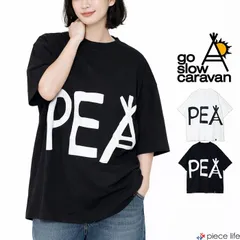 【2026春夏新作】ゴースローキャラバン go slow caravan  Tシャツ 半袖 メンズ レディース トップス USA/C PEACE びっくりBIG TEE クマ 熊 くま 大きめ ゆったり ビッグ 春 夏 秋 XL 361918のサムネイル