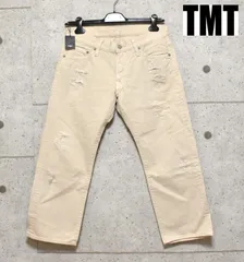 新品 TMT ダメージ加工 ホワイトデニム L TPT-F1109のサムネイル