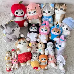 新品 美品  モフサンド mofusand ぬいぐるみ 大量まとめ売り 22点セット ほぼ全品タグ付き 2002