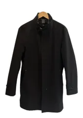 バーバリー Burberry BLACK LABEL 裏地 ノバチェック コート 黒 BMA-37-508-09 コート ブラック Lサイズ 101MT-6177