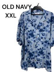 OLD NAVY 半袖 柄 シャツ XXL 930
