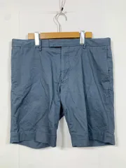 POLO RALPH LAUREN ポロ ラルフローレン コットン SLIM FIT ハーフ パンツ size36/紺 ■◆ メンズ