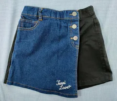 JENNI love ジェニイラブ キュロットスカート デニム 140cm 子供服 中古