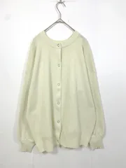 Discoat ディスコート 前後2WAY スポンディッシュ ボタン付き カーディガン sizeF/アイボリー ■■ レディース