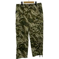【中古】　STUSSY　ミリタリーパンツ　ジップフライ　ドローストリング　カモフラ　迷彩　オーバーサイズ　ストリート　古着　/4393のサムネイル