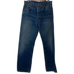 【中古】　Levi's　デニムパンツ　90s vintage　90年代　OLD　501XX　刻印555　バレンシア工場　Gパン　ジーンズ　ボタンフライ　アメカジ　古着　/1012