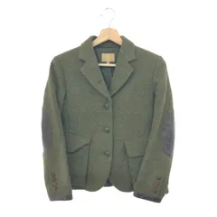 NIGEL CABOURN ナイジェルケーボン ツイードライディングジャケット サイズ:6    ウール100％ カーキ レディース / 240001196584のサムネイル