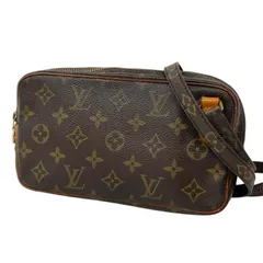 【中古】LOUIS VUITTON | ルイ・ヴィトン マルリー バンドリエール モノグラム ショルダーバッグ M51828 ブラウン【尾張小牧店】