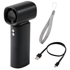 アディダス 非売品 ハンディファン USB充電式 携帯扇風機 スタンド付き
