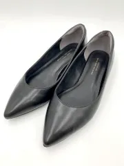 green label relaxing グリーンレーベルリラクシング ユナイテッドアローズ ポインテッド フラットシューズ パンプス size23.5/黒 ■■ レディース