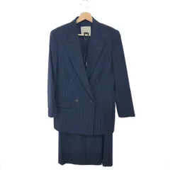 Burberry's バーバリーズ ジャケット×スカート サイズ:7号/9号 セットアップ/スーツ/ストライプ    ネイビー レディース / 240001198518