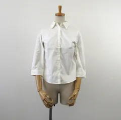 【UNIQLO】（ユニクロ）シャンブレーブラウス（七分袖）