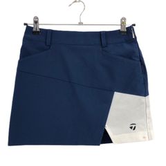 TaylorMade ゴルフスカート ネイビー×ホワイト XS - メルカリ