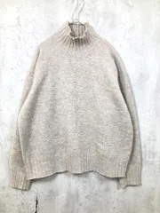 URBAN RESEARCH DOORS アーバンリサーチドアーズ タートルネック プルオーバー ニット セーター sizeONE/ベージュ ■■ レディース