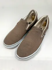 VANS バンズ V98CLA classic 定番 SLIP ON スリッポン スニーカー size23.5/モカ ■■ レディース