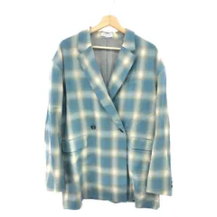 MAISON SPECIAL メゾンスペシャル チェックオーバージャケット サイズ:F Check Over Jacket 21232115302   ブルー レディース / 240001197197のサムネイル