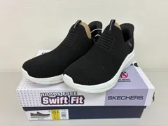 1E282-1779583 SKECHERS スケッチャーズ レディース スウィフト フィット コントゥーリスト ブラック 23.0 cm シューズ