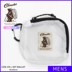 【新品・未使用】 防水 ミニ財布 メンズ 財布 コンパクト L字 カラビナ付き 撥水 軽量 おしゃれ CR L ZIP WALLET CR L ZIP WALLET かっこいい COB MASTER コブマスター 01/ホワイト 白 81021200