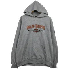 古着 ハーレーダビッドソン Harley-Davidson アドバタイジング スウェットプルオーバーパーカー メンズL相当/eaa635508