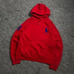 ポロラルフローレン BIGポニー フーディー Tシャツ レッド xs