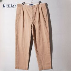 90s ラルフローレン ツータックスラックス リネン混 ポロチノ W36L31 90s POLO Ralph Lauren リネン混 ツータック スラックス - メルカリ