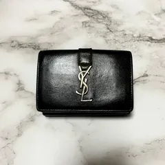 SAINT LAURENT ミニ 三つ折り財布 YSL レザーのサムネイル