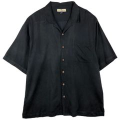 A13475 マーガレットハウエル 23ss リネン100半袖シャツ ブラックL