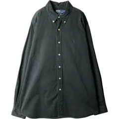 古着 ラルフローレン Ralph Lauren POLO by Ralph Lauren 長袖 ボタンダウンシャツ メンズXL相当/eaa634456
