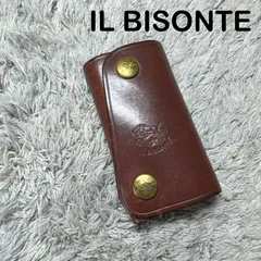 IL BISONTE イルビゾンテ キーケース 本革 レザー ブラウン