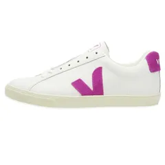 未使用 VEJA ヴェジャ 40 ESPLAR LOGO LEATHER EO023712A ローカット レザー 25.5cm  WHITE/ULTRAVIOLET  18001935のサムネイル