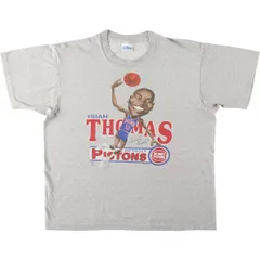古着 80~90年代 SALEM SPORTSWEAR NBA DETROIT PISTONS デトロイト ピストンズ スポーツプリントTシャツ USA製/eaa635575