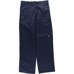 ディッキーズ dickies ダブルニー　コーデュロイ　34 ネイビー こ*う様 Dickies ディッキーズ ダブルニー ネイビー W34 ワイド - メルカリ