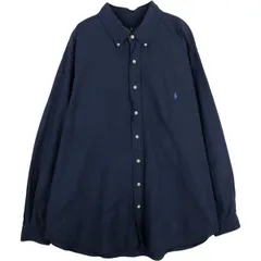 古着 ラルフローレン Ralph Lauren 長袖 ボタンダウンシャツ メンズXXL相当/eaa634426